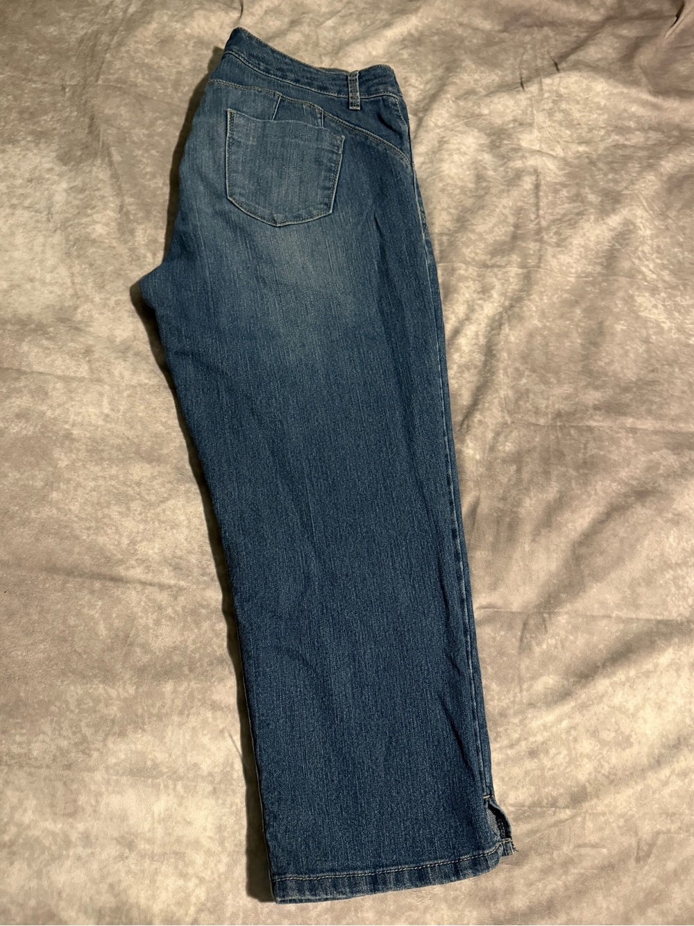 Nine West Women's Straight Leg Dark Blue Jeans